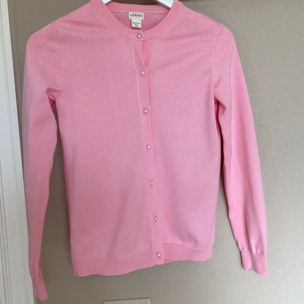 Crewcuts Pink Girls Cardigan